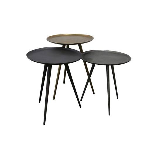 Brooklyn S/3 Side Tables Mixed